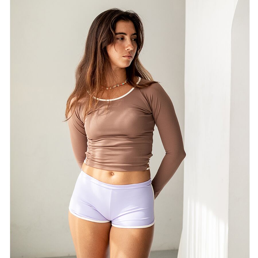 BROWN Msize, Model  166cm , Bottom: BROOKLYN 