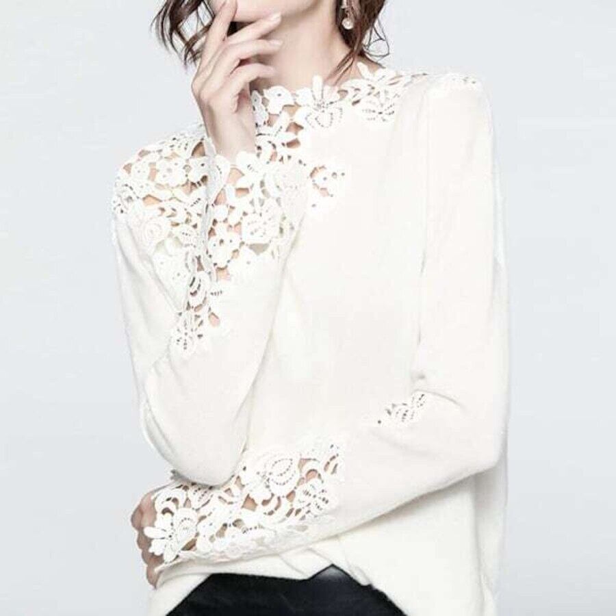 レースカット カットソー 213709