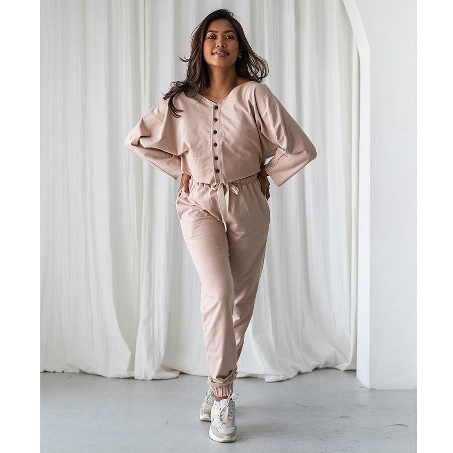 Pink, 159㎝、With 360 times three long pants