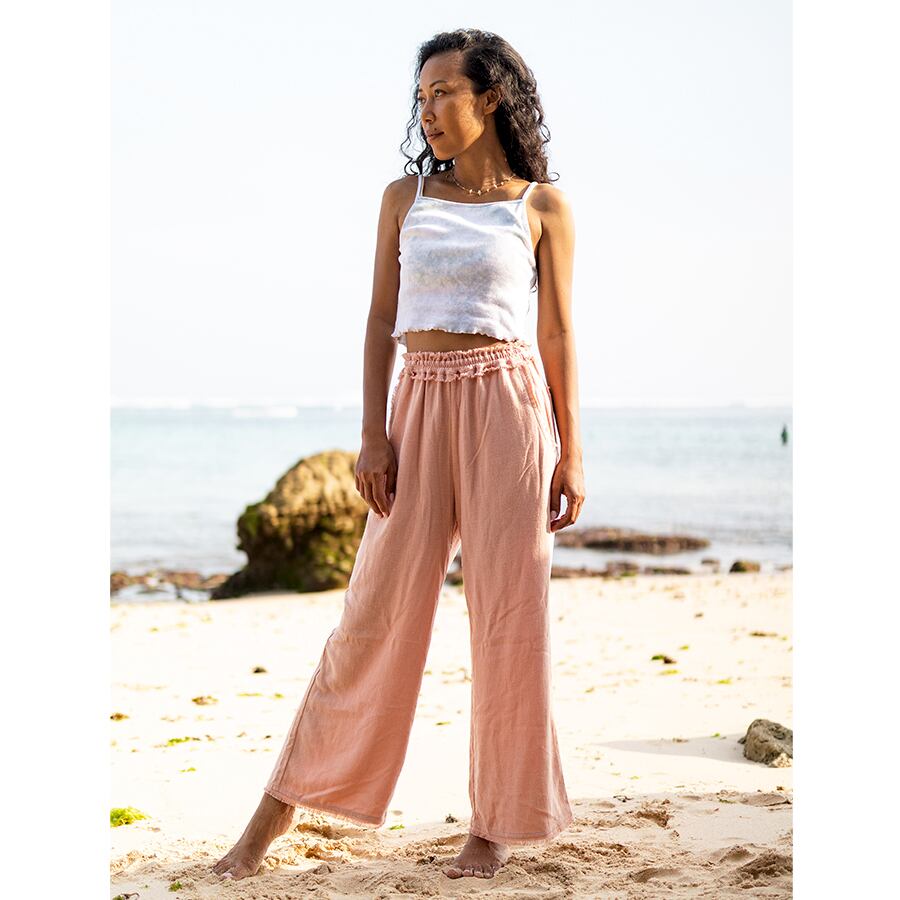 Blue, 164cm, With Slow life long pants