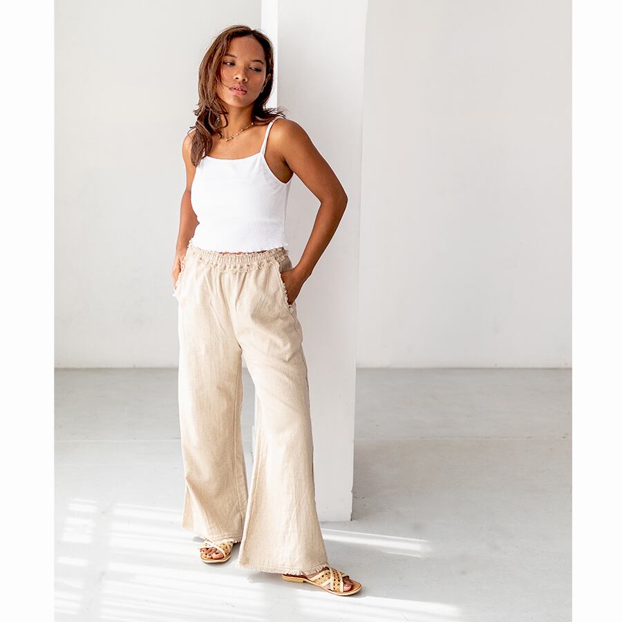 White, 152cm, With Low tide long pants-Natural
