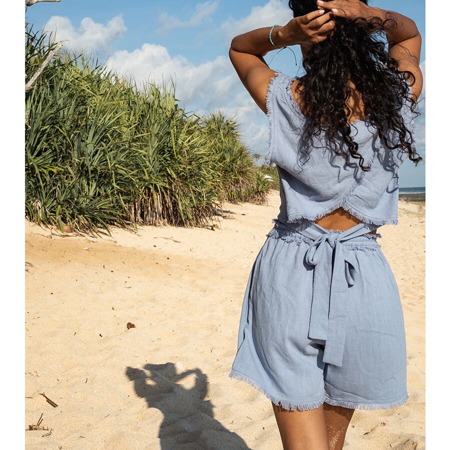 Blue, 164cm, With BTH short pants