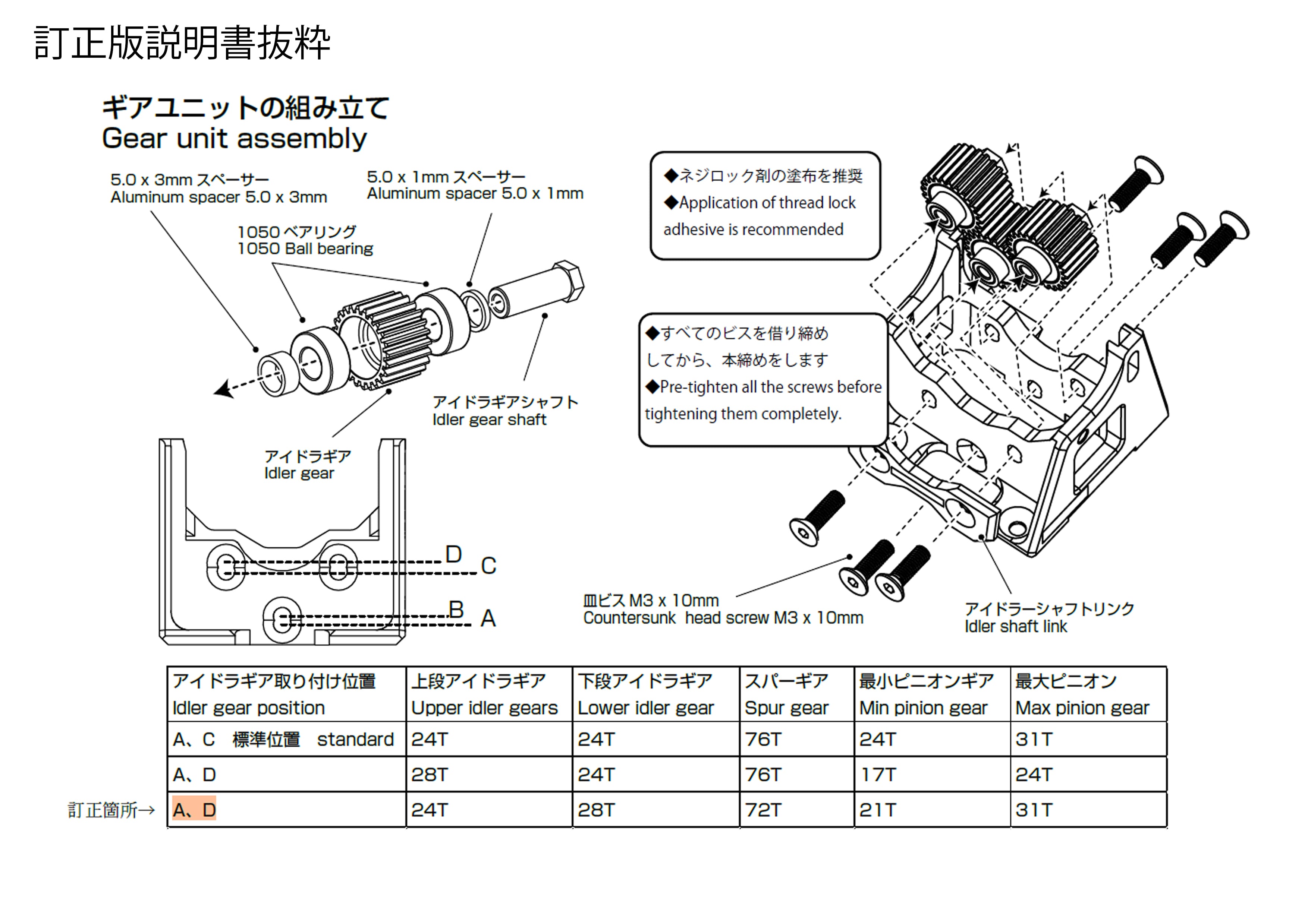 R31S103)高精度切削レーシングスパーギア48p/72T | DR GRK