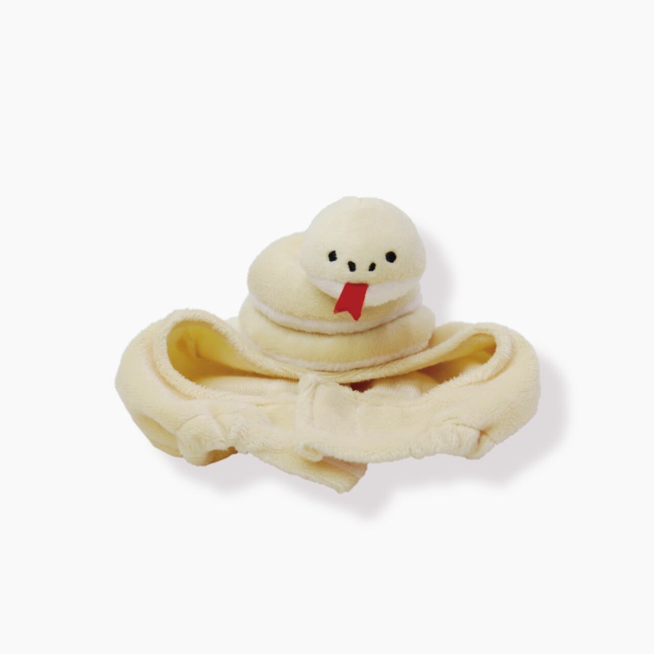 【mof】被り物 干支ヘビ BEIGE /TM920-2