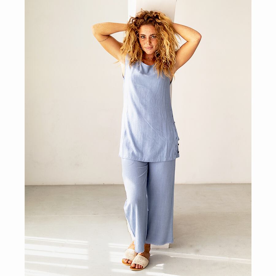 Blue, 172㎝, With Possible 2way mini dress