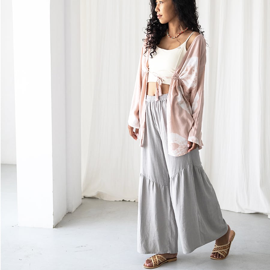 Gray, 164cm, With River cardigan