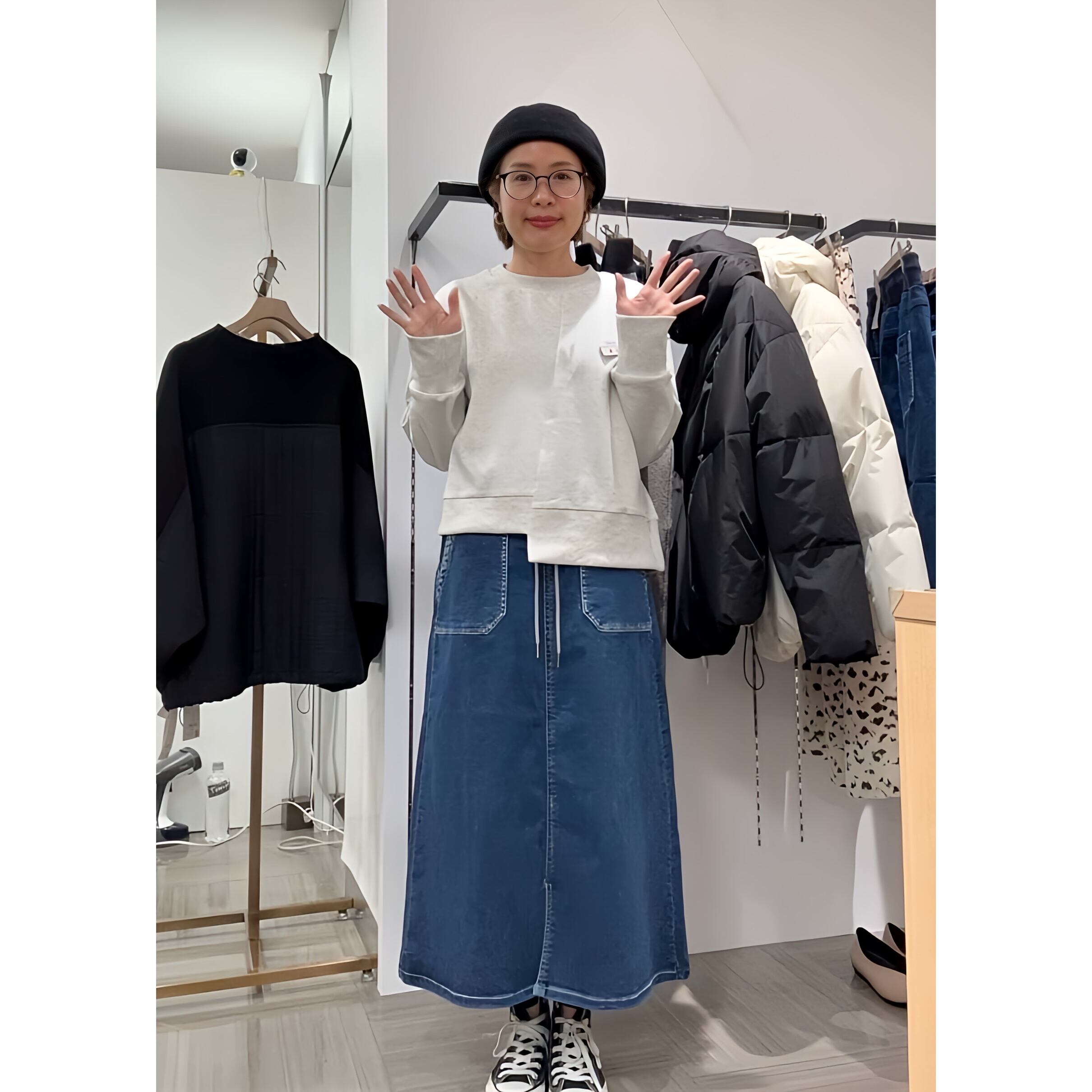 熊本店  156cm  /  着用カラー Tグレー