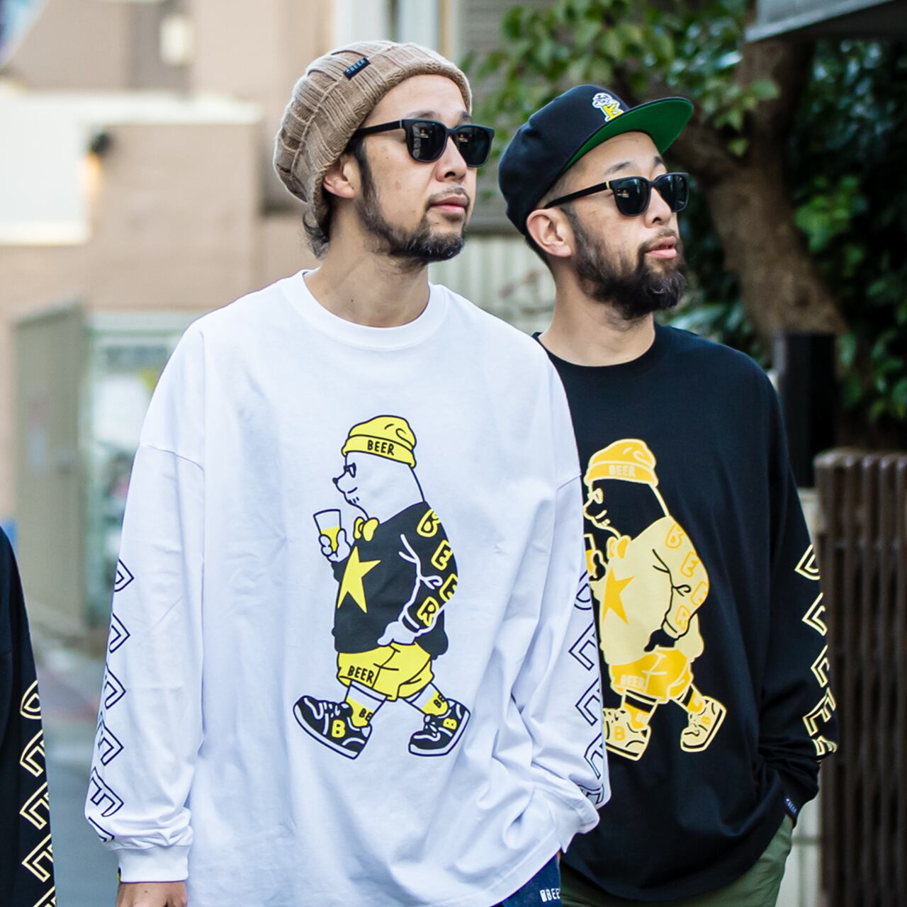 白：184cm：XLサイズ／黒：182cm：Lサイズ