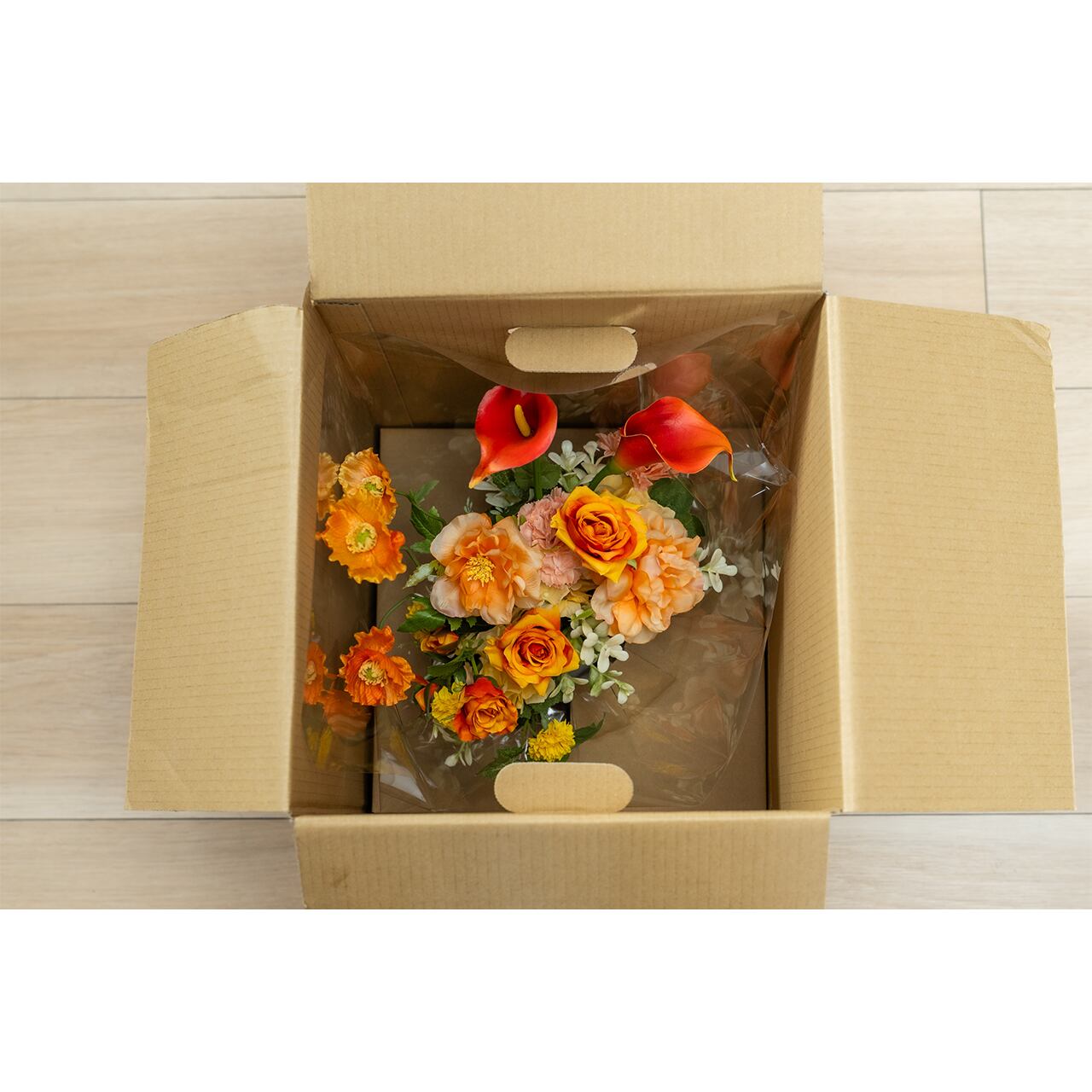 箱に入れてお届けします