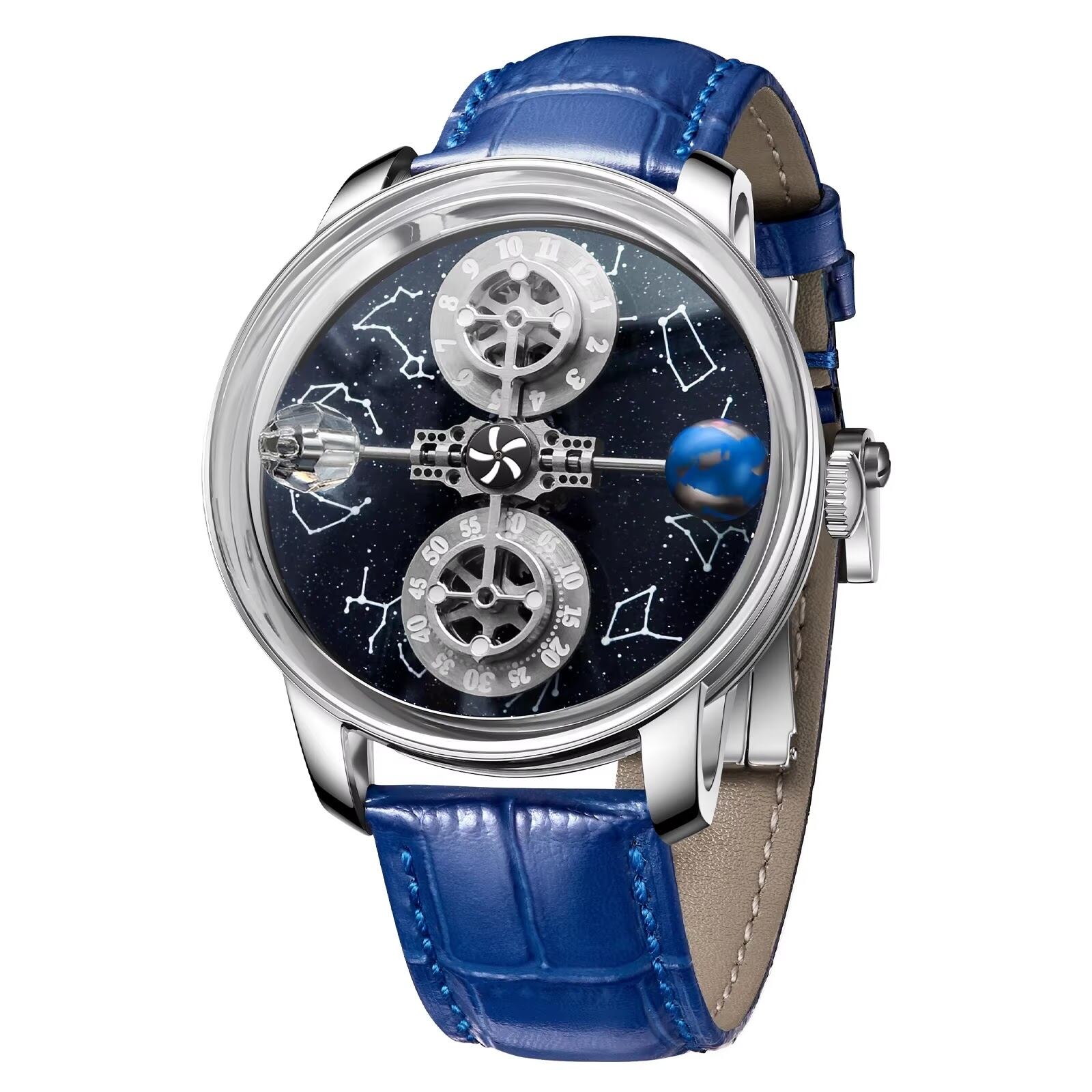 シルバー×ブルー