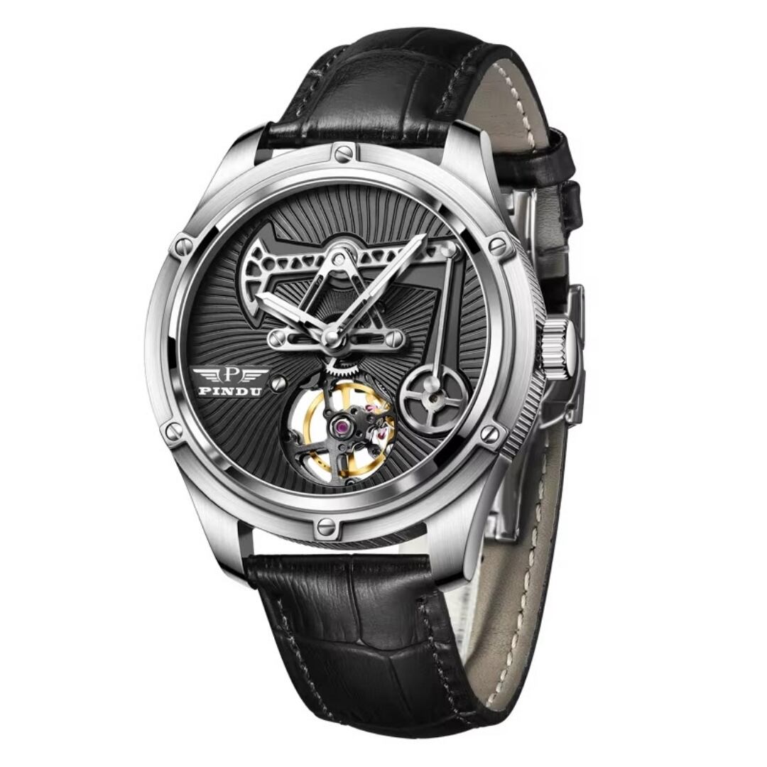 ブラック×レザーベルト