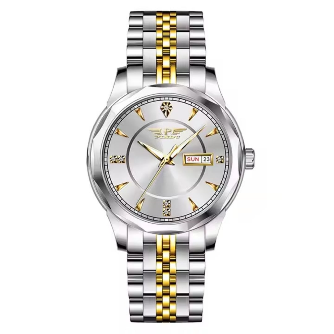 PINDU 65042 コンビ時計 機械式腕時計 デイデイトカレンダー | 【PINDU