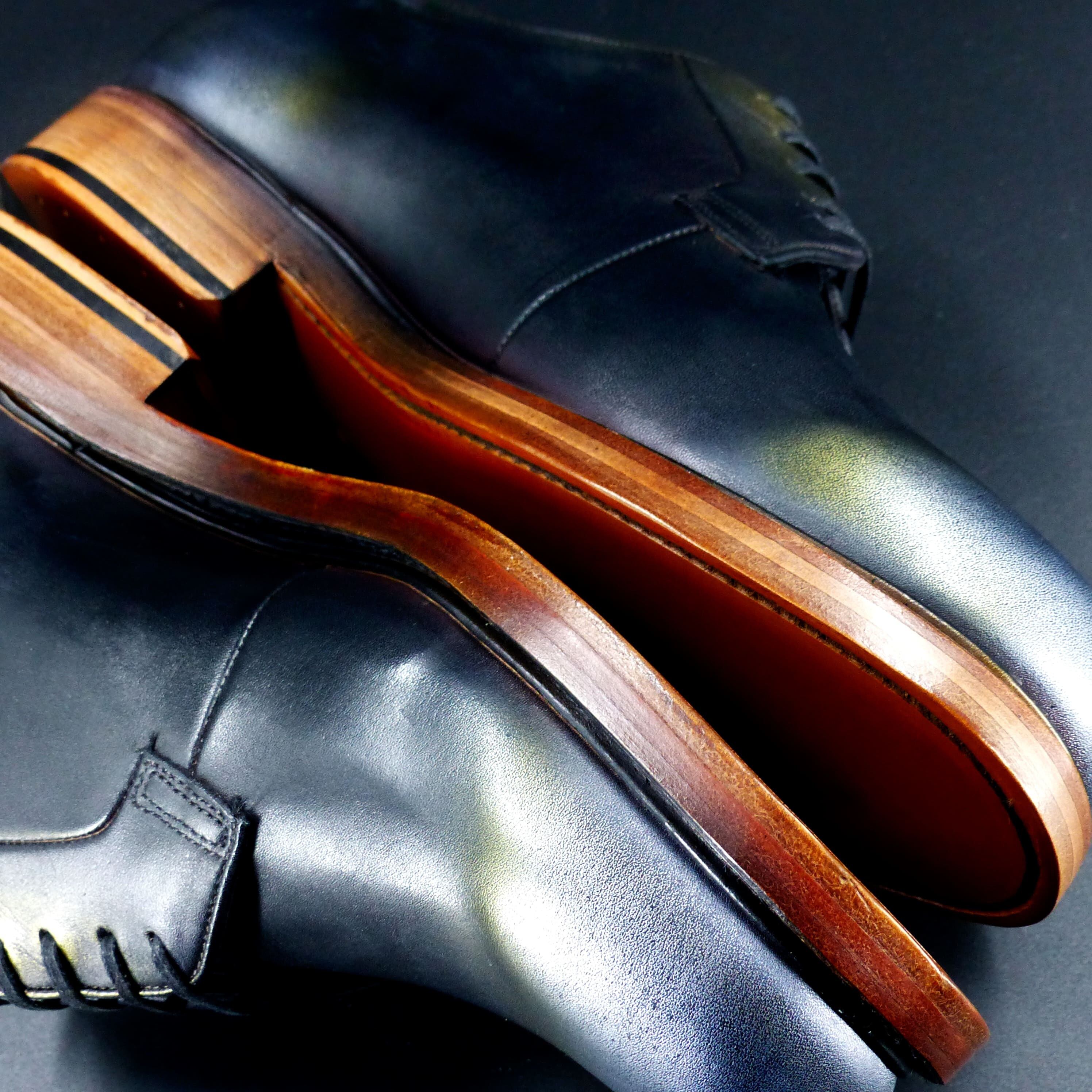 迫力のＷレザーソール