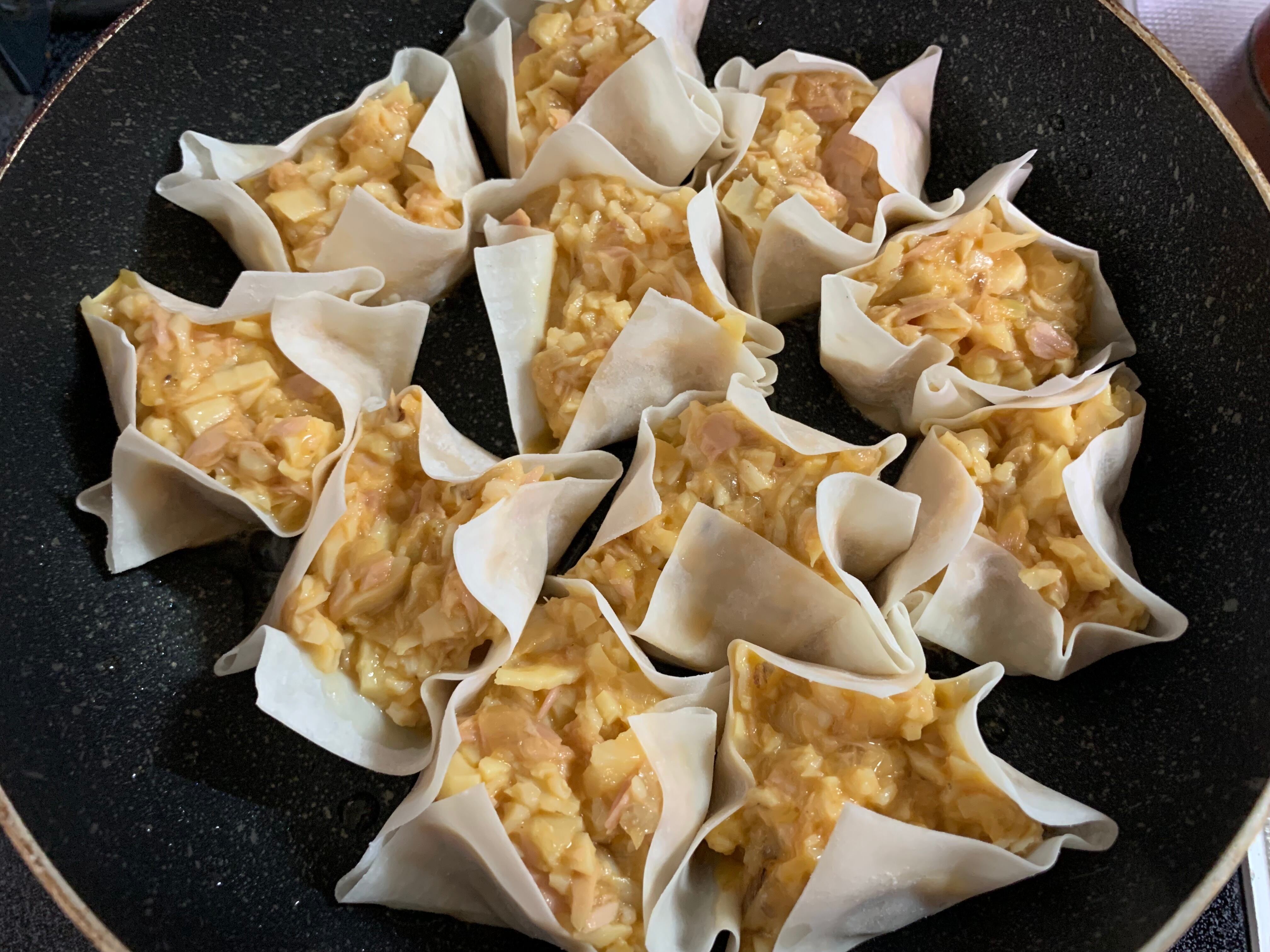 小さめさいの目切り　マコモ入りシュウマイ