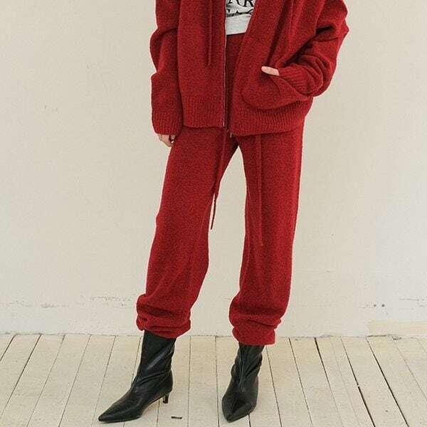 パンツ／レッド