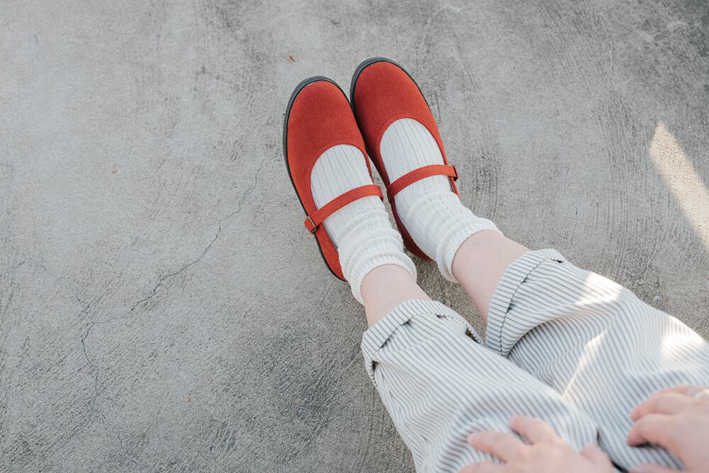 ストラップシューズ レッド | hanamikoji shoes - 花見小路 -【公式