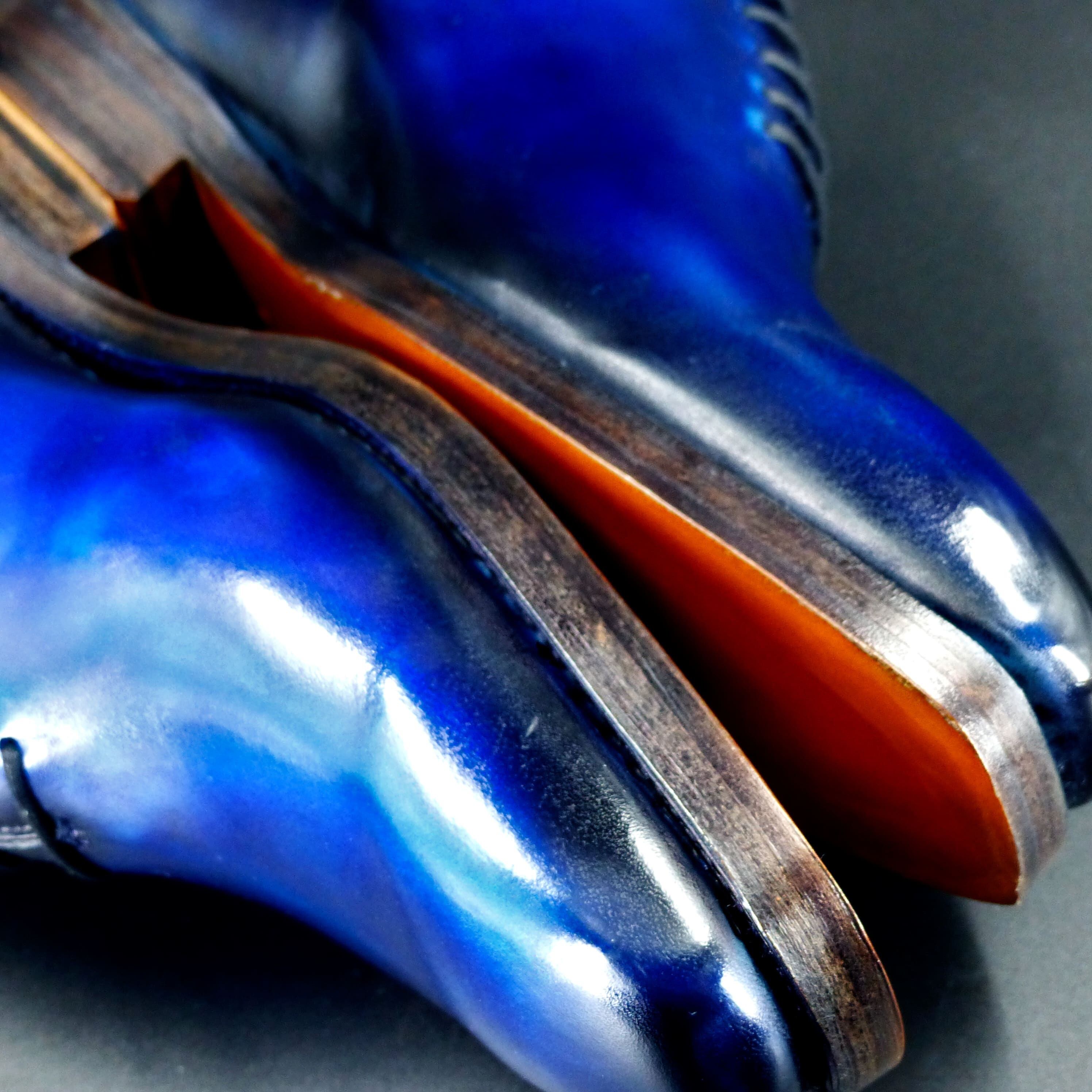 磨き抜かれた美コバのＷレザーソール