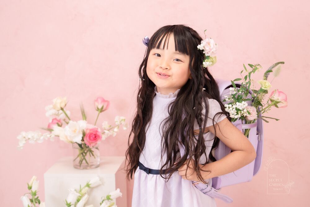 簡単なランドセルの装花もプラン内に含まれております