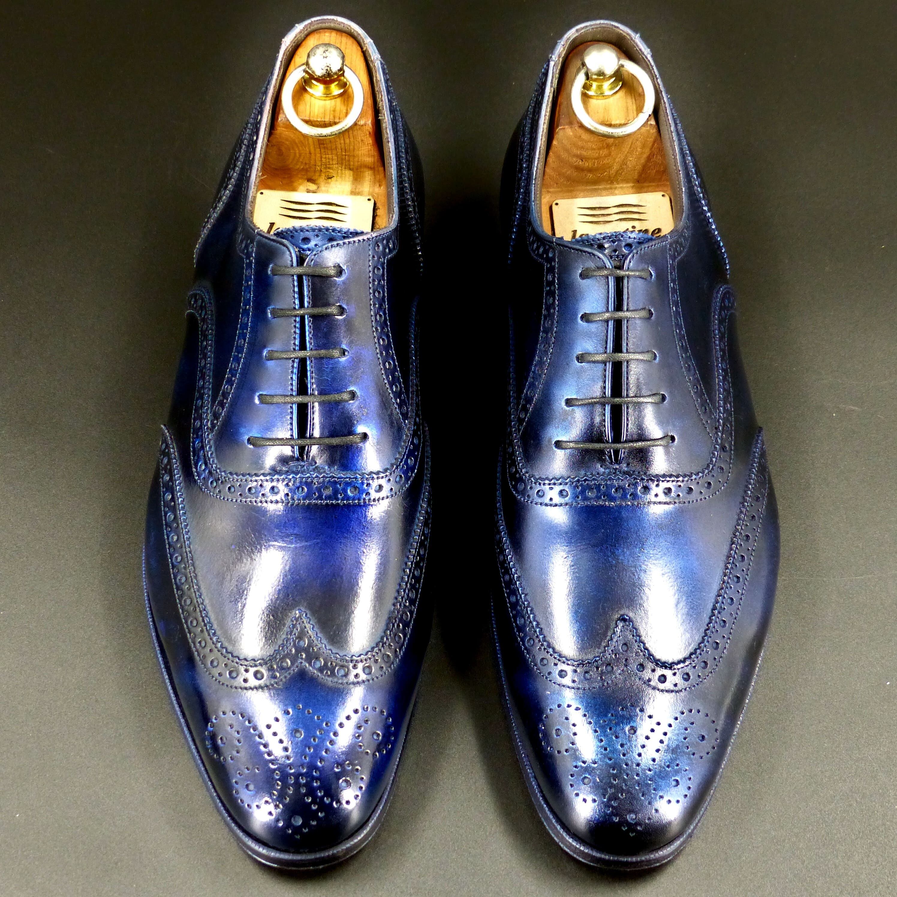 上品なフォルムの英国調ラウンドトゥ