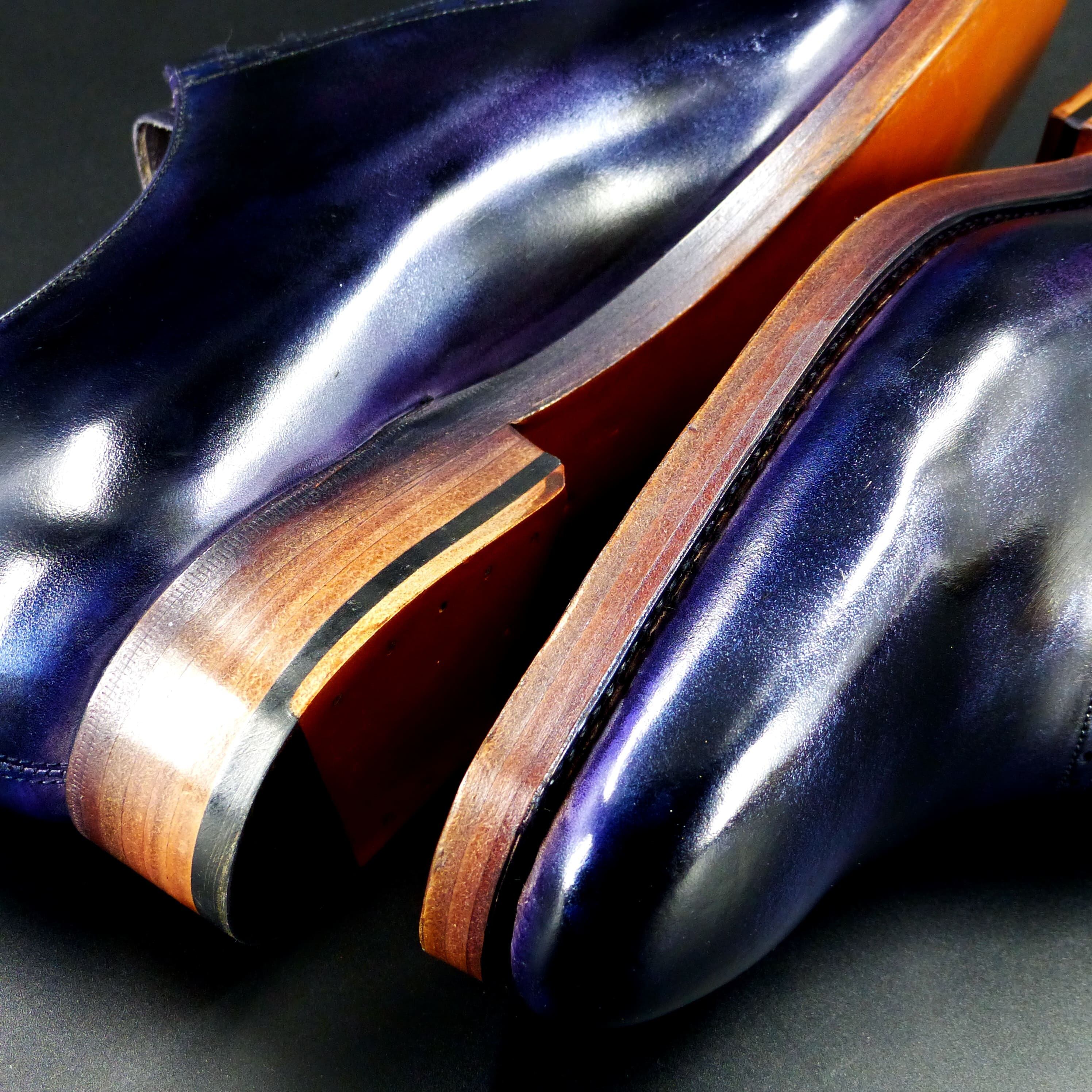 磨き抜かれた美コバのＷレザーソール