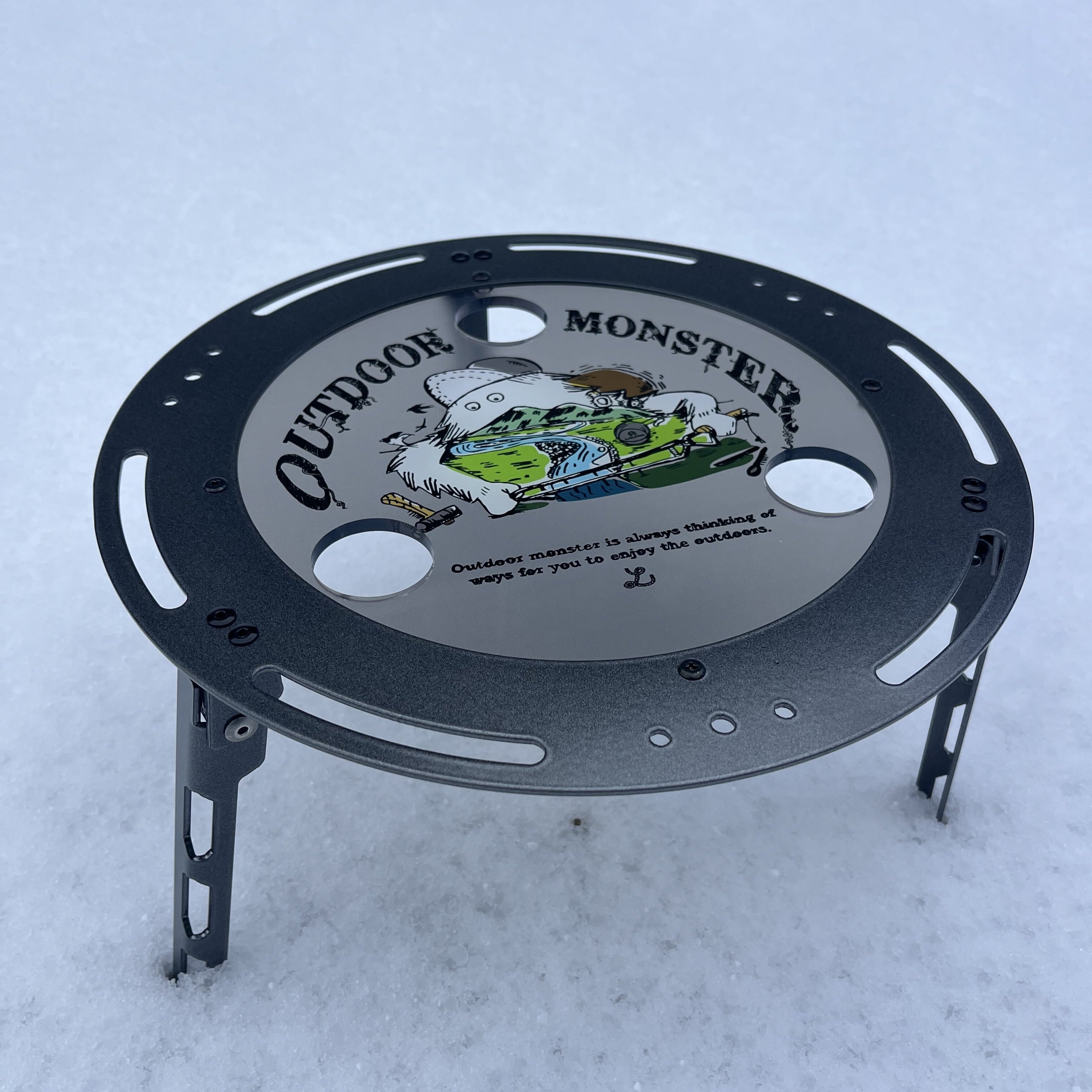 【アウトドアモンスター】メタルちゃぶ台 アウトドアモンスター】メタルちゃぶ台(MC-001) | アウトドア