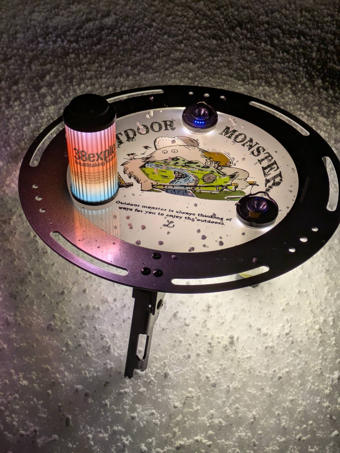 アウトドアモンスター】メタルちゃぶ台(MC-001) | アウトドア