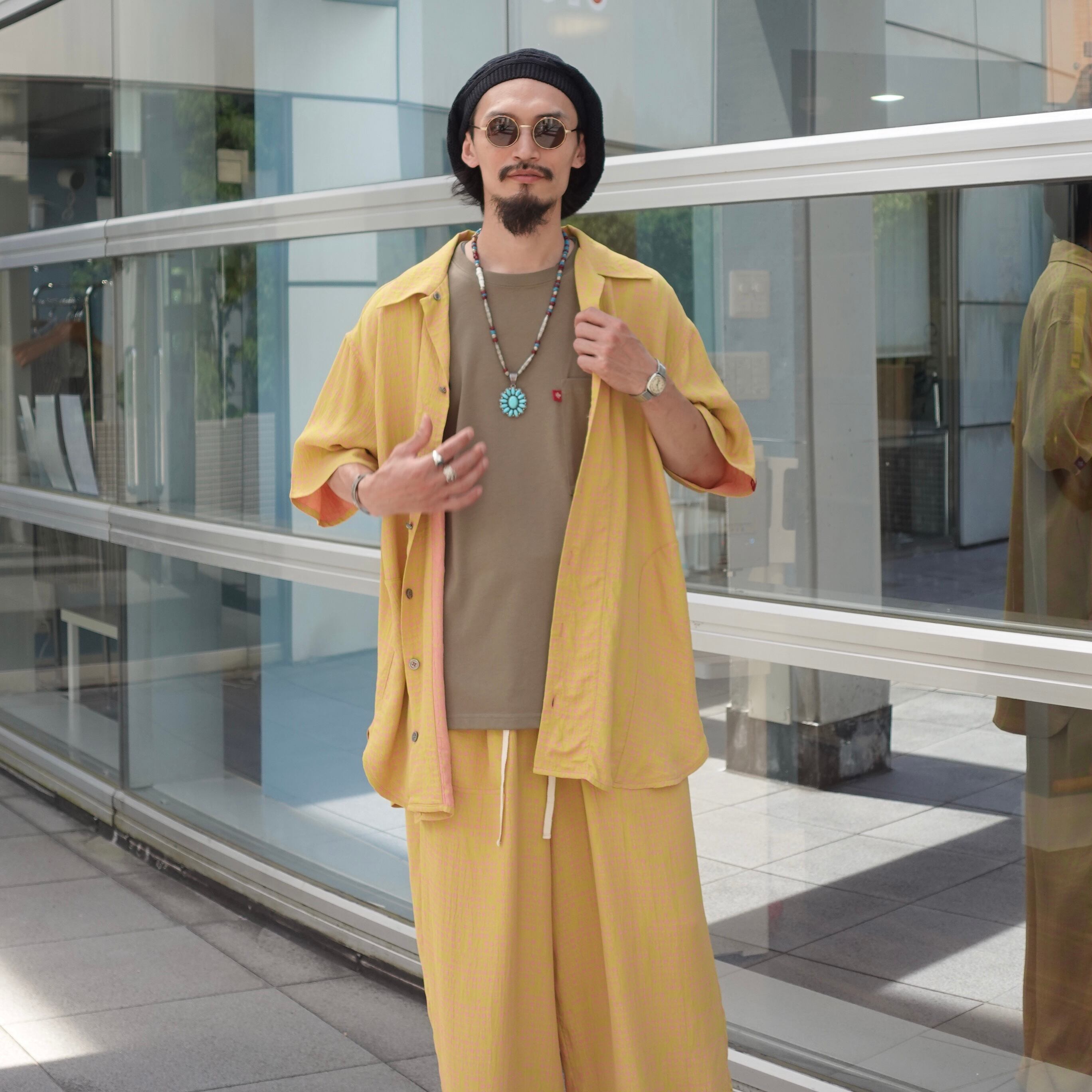 Model: 182cm/Size: BIG/ Color: Amber Yellow