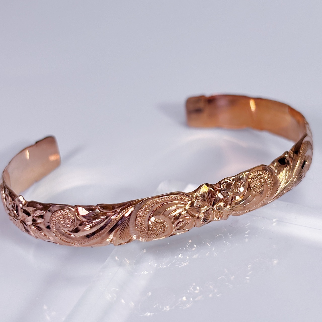 Heritage Bangle-Pink Gold-