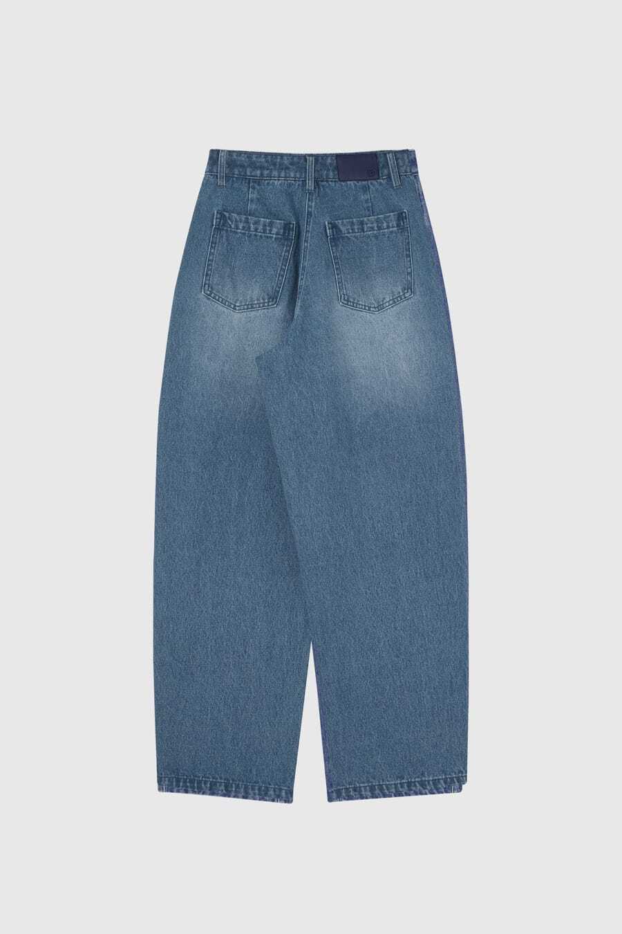 Studio Doe/ Tapered Brushed Denim Jeans | polne