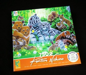 米国製ジグソーパズル「森の動物たち」