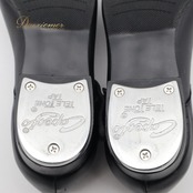 タップダンス 衣装 Capezio カぺジオ 靴 ダンスシューズ タップシューズ ブラック系 黒 無地 ダンス パーティ 発表会 舞台 レッスン 練習 ベルト