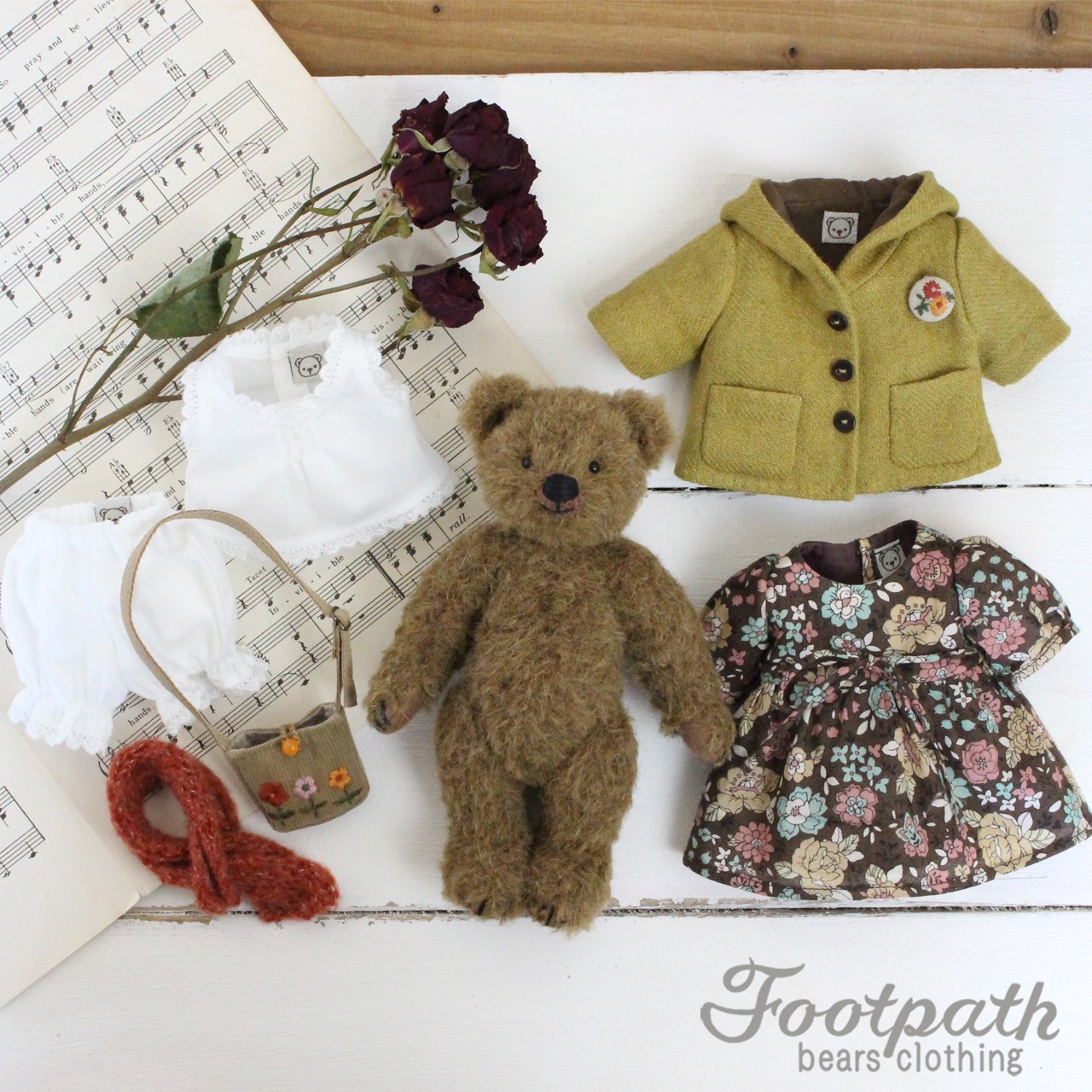 Vsb-0060 Mia brown bear set