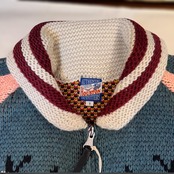 【HOUSTON woman/ヒューストン ウーマン 2018W SOUVENIR COWICHAN SWEATER (CAT) / スーベニアカウチンセーター】