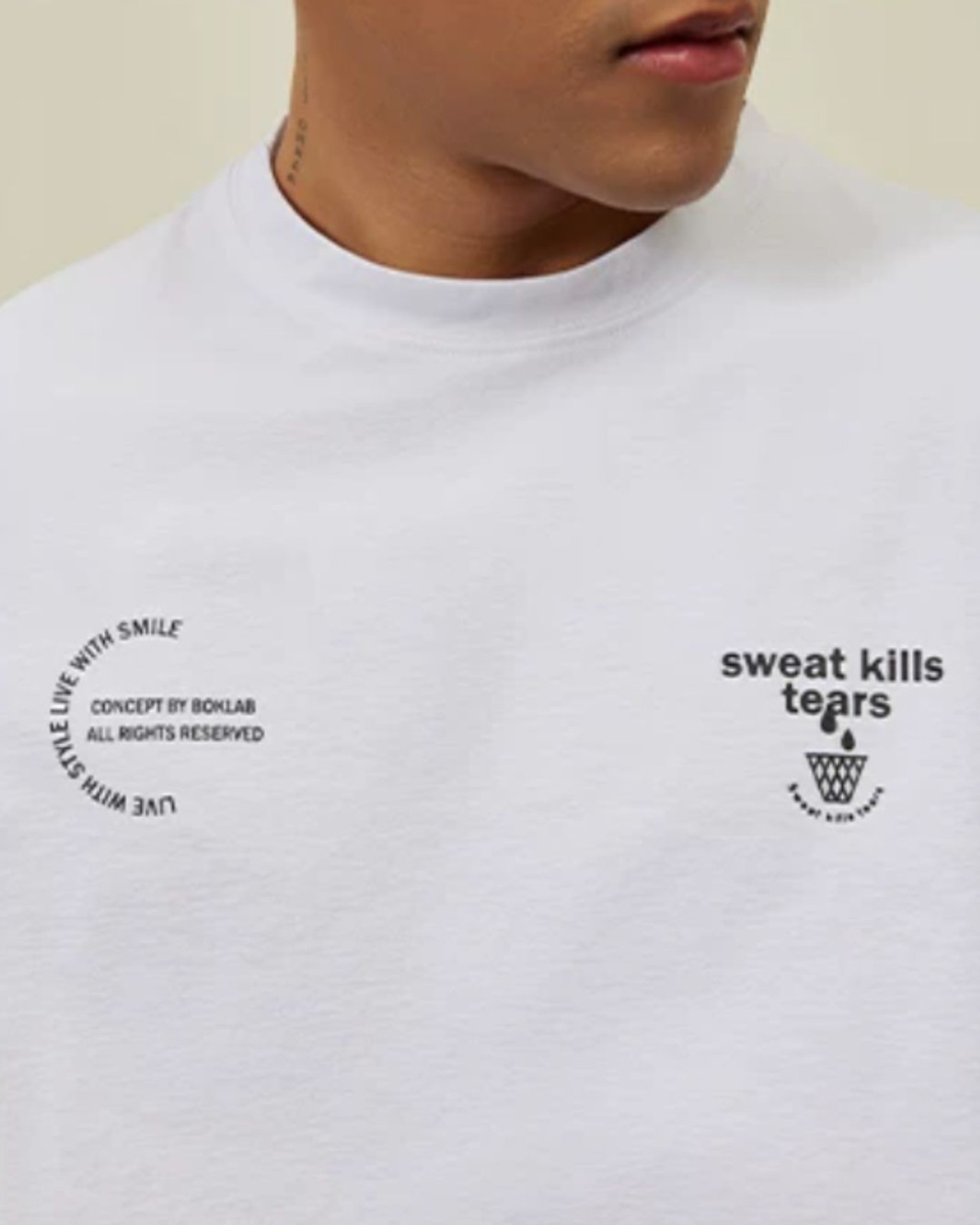 グラフィックオーバーサイズ半袖Tシャツ S0540