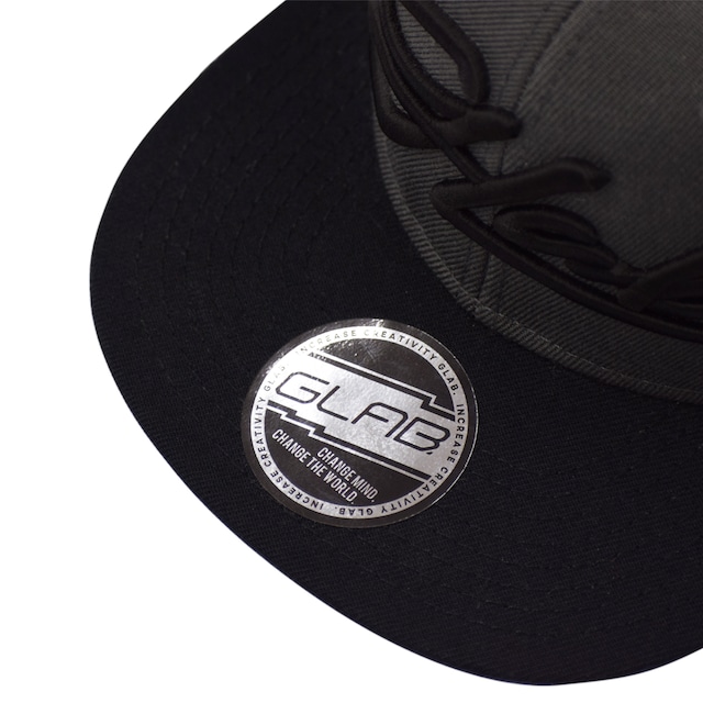 Flat visor Cap / Black&Black