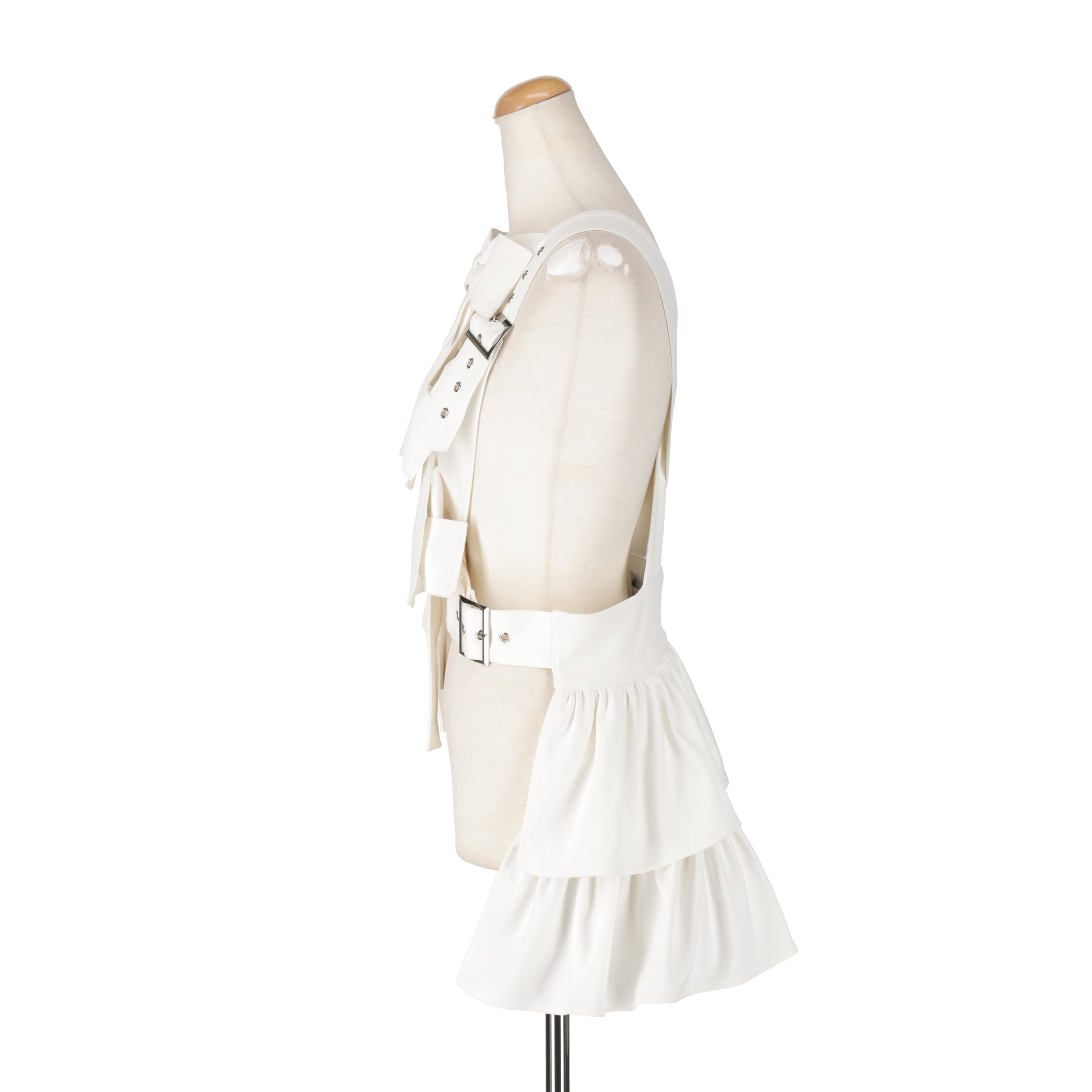 フロントリボンハーネス　WHITE