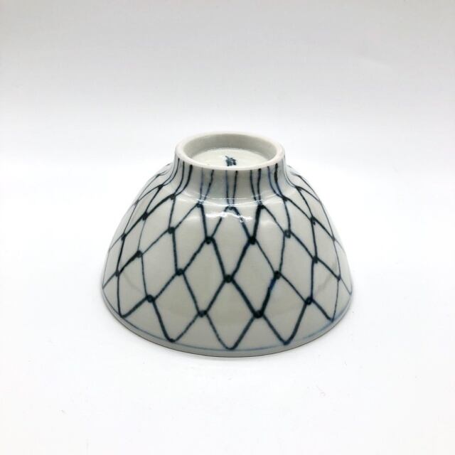 柳川謙治 染付網目茶碗_大 | utsuwa花亭