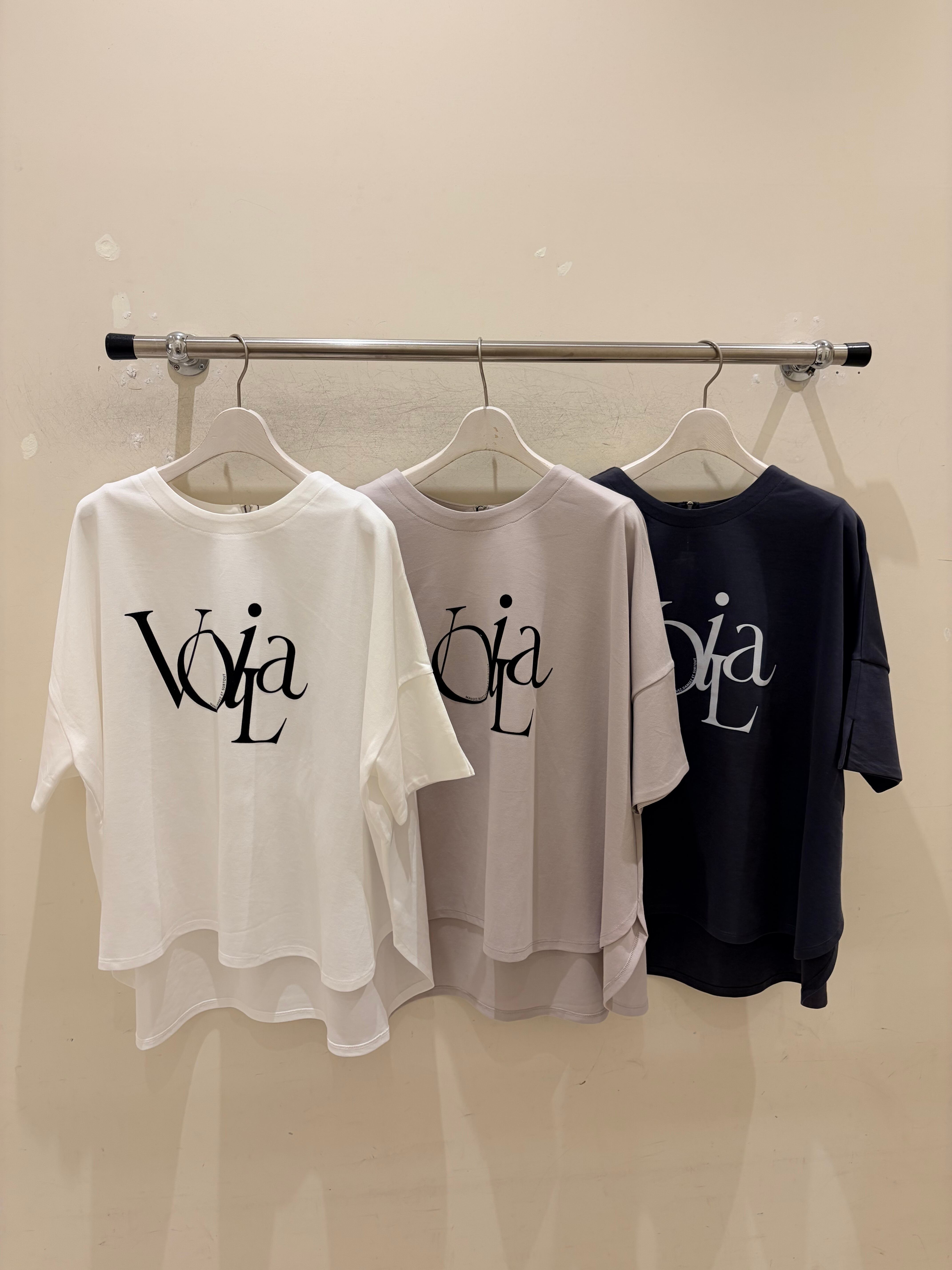 ポンチョロゴTシャツ 52334O-2 LHELBIE