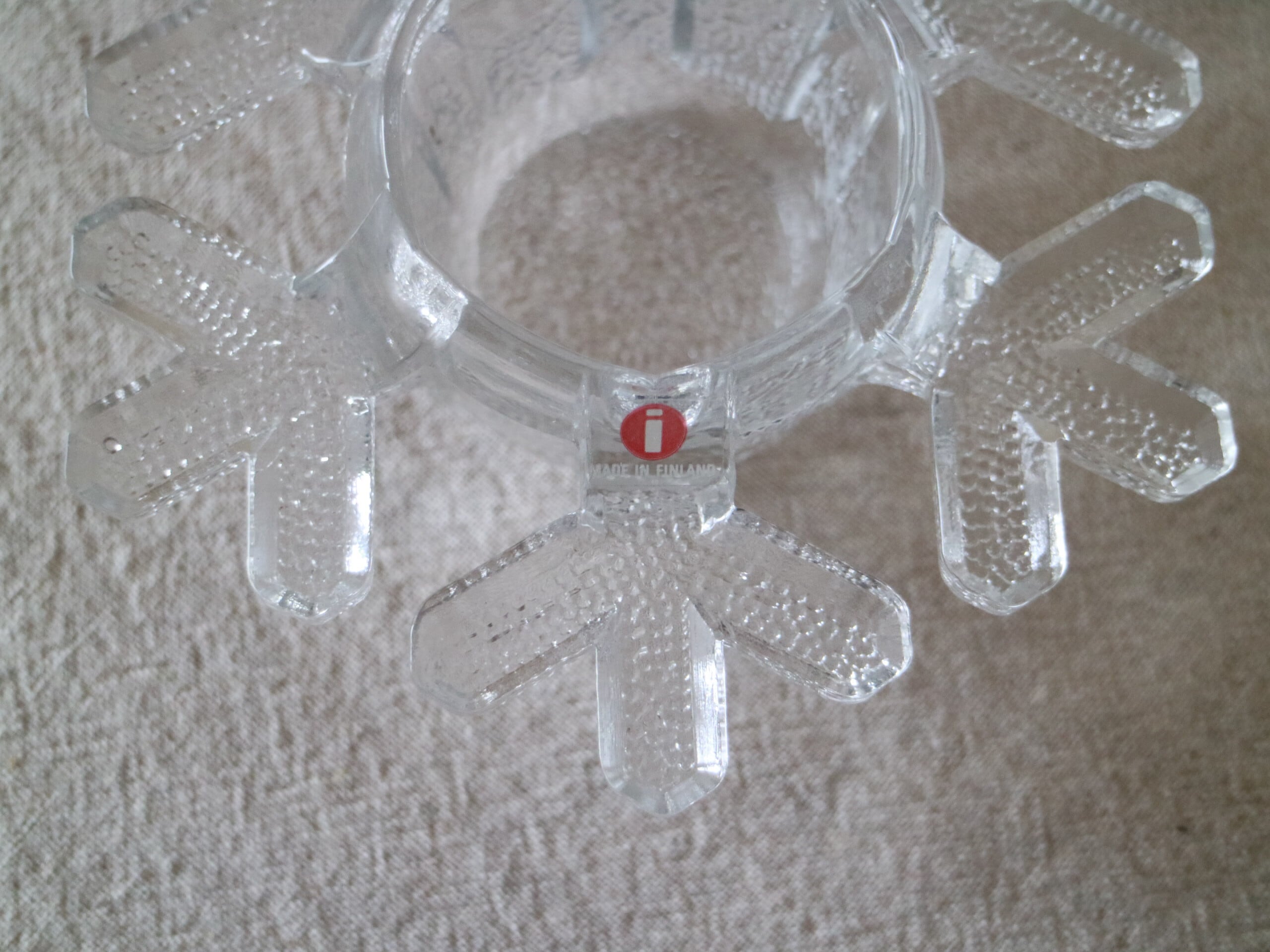 iittala イッタラ ／ Snow Clystal スノークリスタル キャンドル