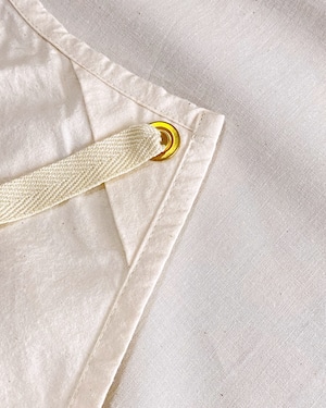 POLITE work apron 01 KI / ポライト ワークエプロン 01(キナリ)