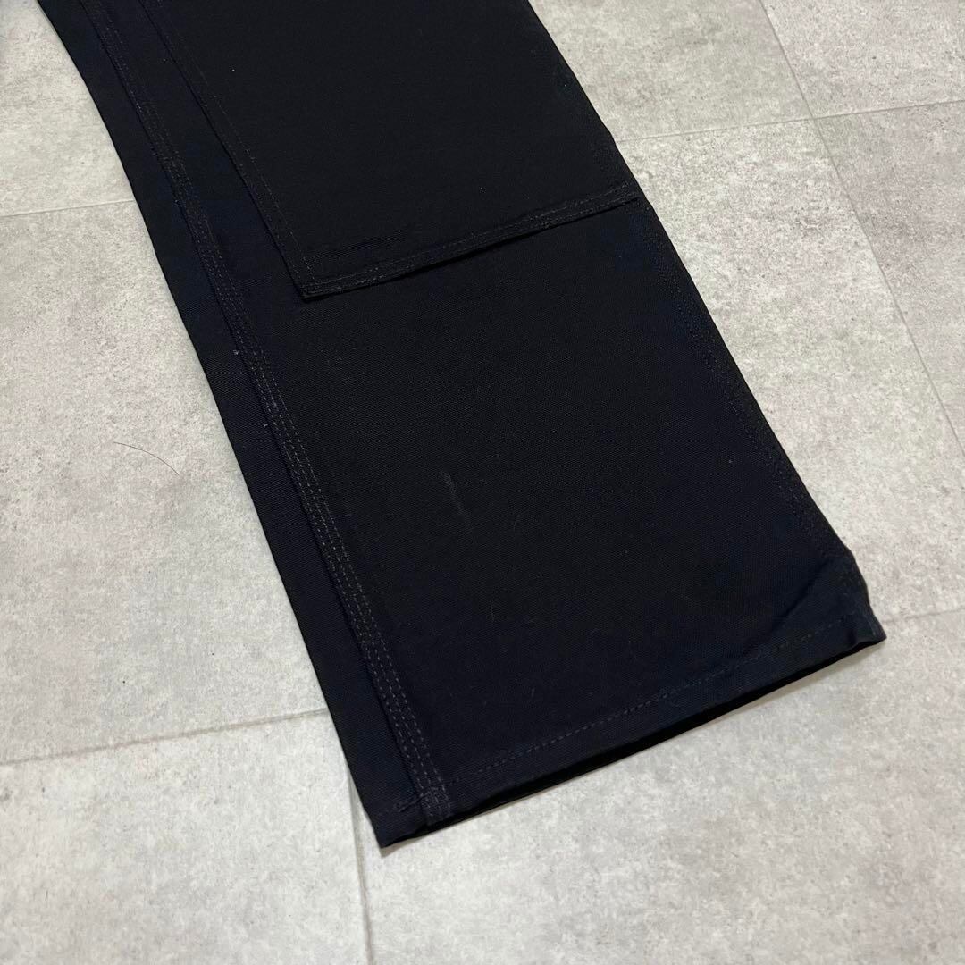 32×30 カーハート USA規格 未使用品 ダブルニー ブラック 黒 パンツ