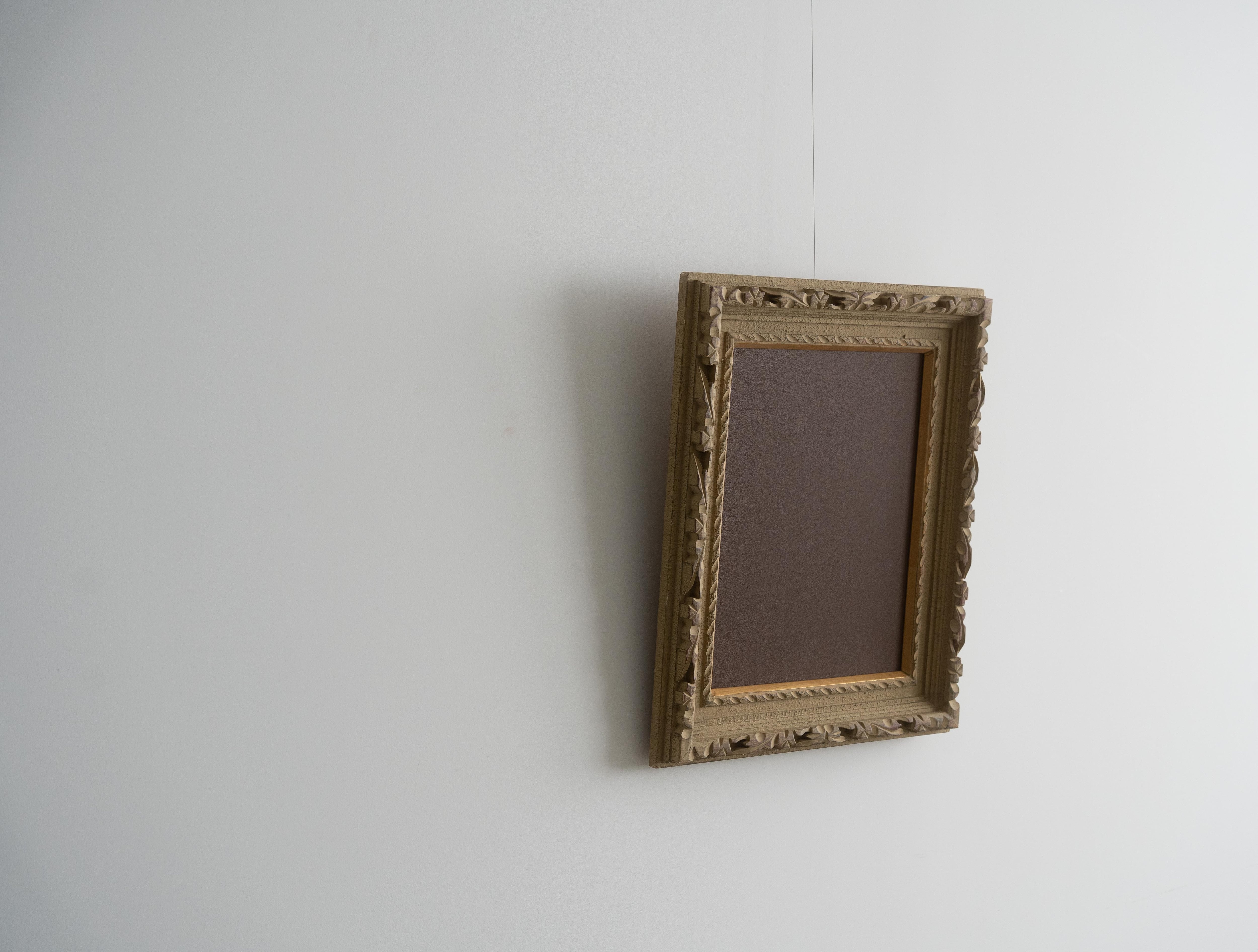 【送料無料】 ヴィンテージフレーム チョークボード ブラウン