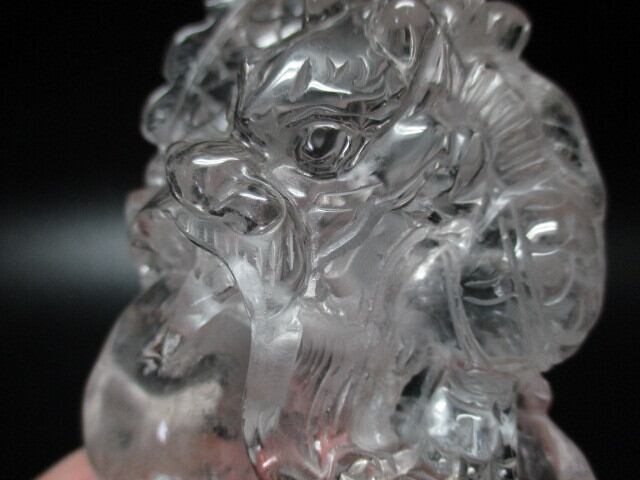 高級彫刻品 天然水晶龍 no,3 | KAMEDASHOJI