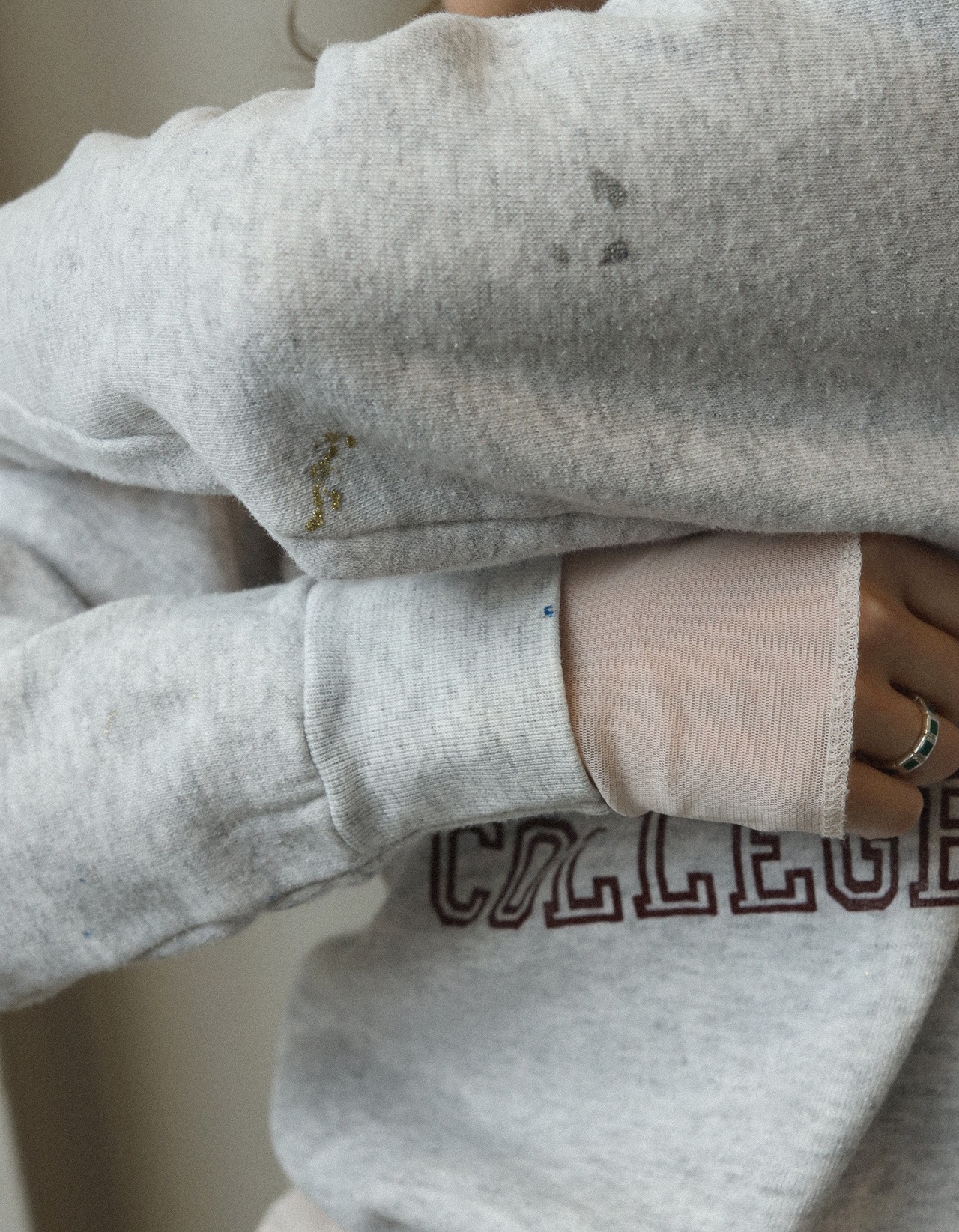 1980's Spring Field College / Sweat Shirt