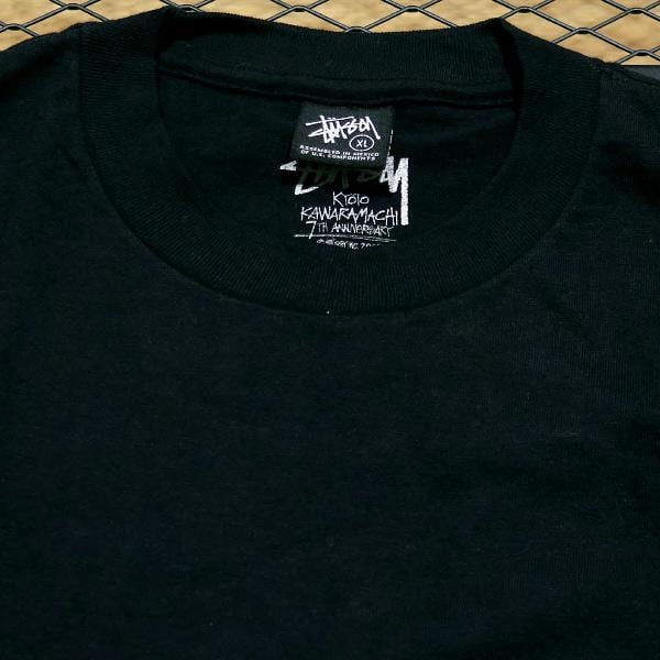 STUSSY KYOTO KAWARAMACHI 7TH ANNIVERSARY TEE サイズXL ステューシー