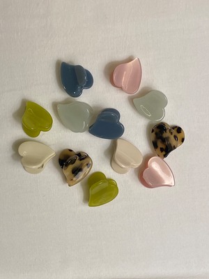 【即納商品】heart mini hair clip