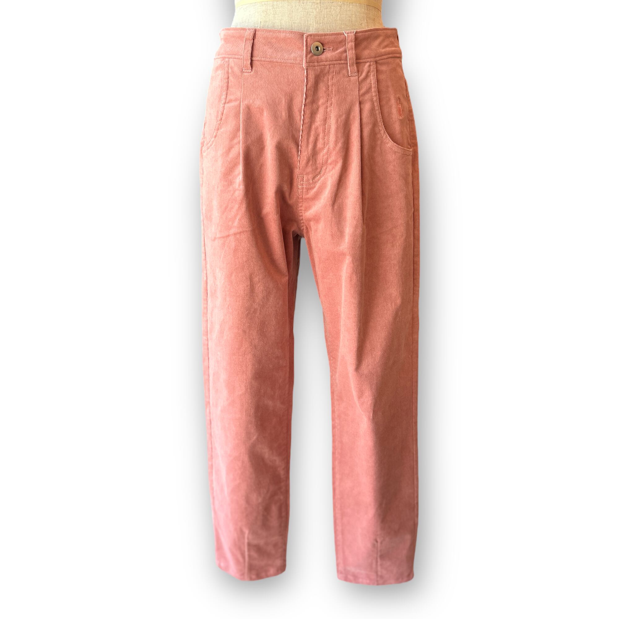CORD TAPERD PANTS-Pink〖IKITSUKE〗コードテーパードパンツ イキツケ