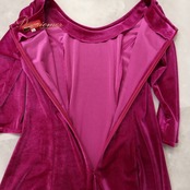 フラダンス 衣装 ワンピース ドレス ピンク系 マーメイドライン フラ ダンス ベロア 光沢 無地 シンプル 鮮やか MermaidLine MMJ エムエムジェイ 華やか 高級感 上品 かわいい