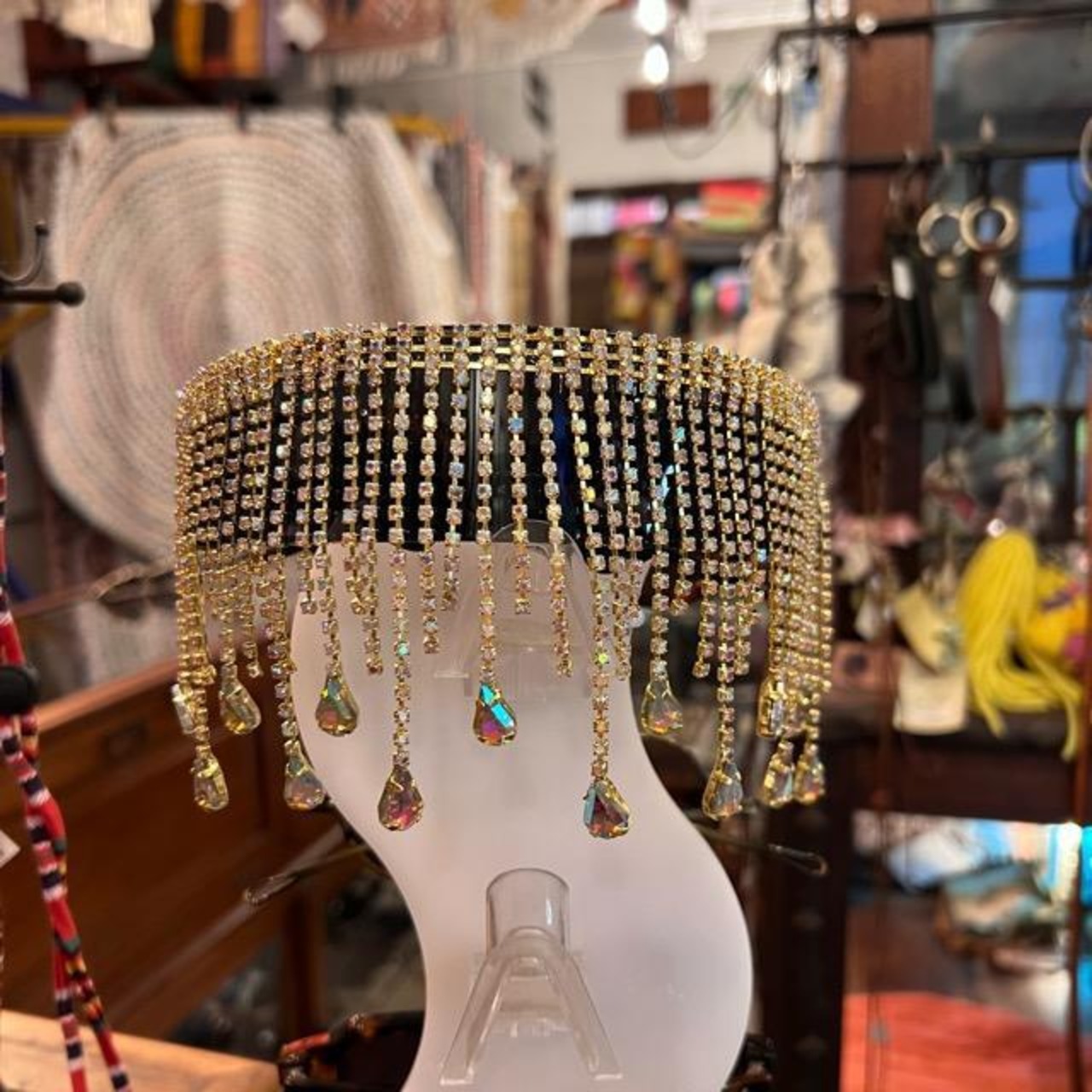 TOPANGA Accessory　フリンジビーズスポーツサングラス　ファッション　サングラス　パーティ　イベント　装飾