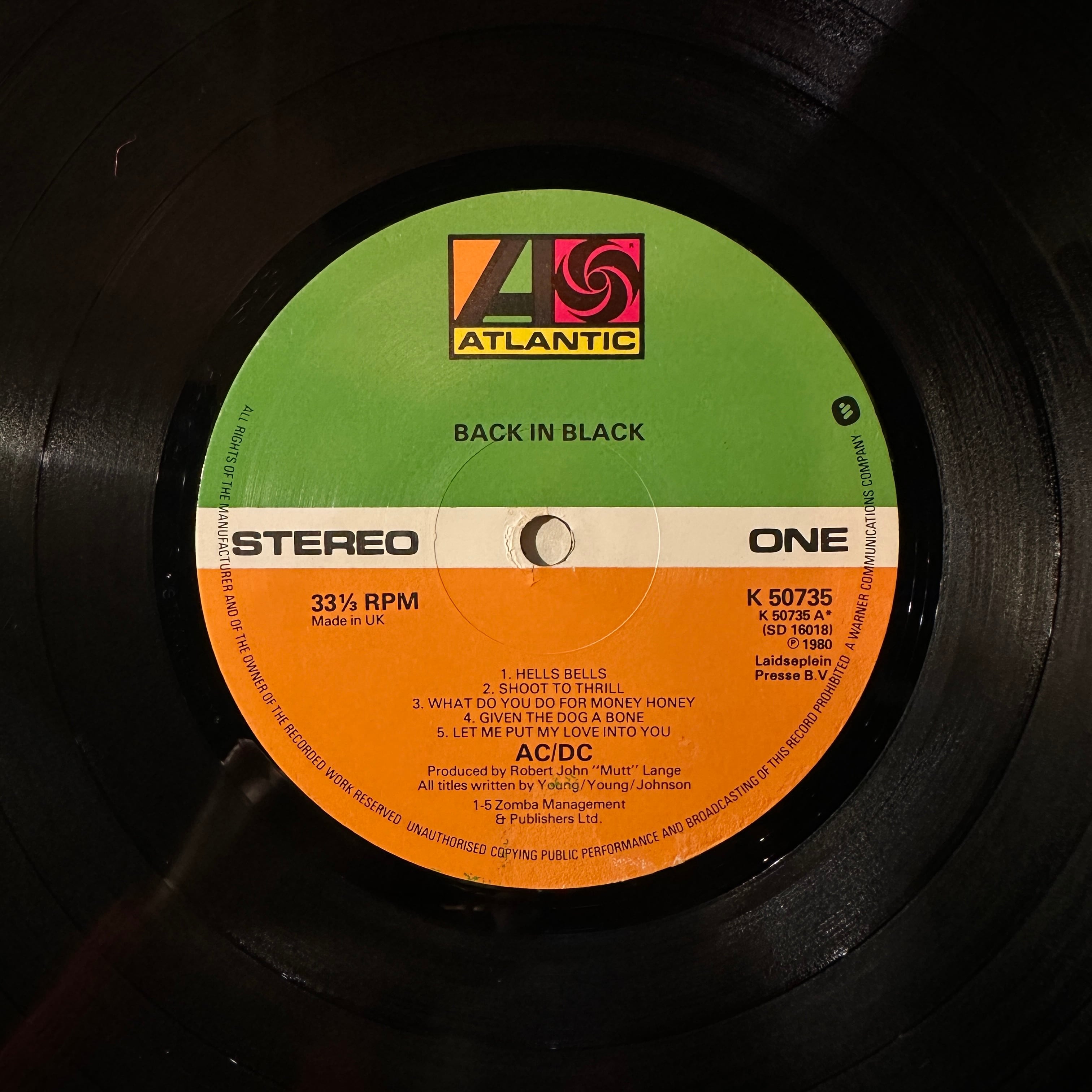 LP】AC/DC/Back In Black | SORC 中古アナログレコード専門店